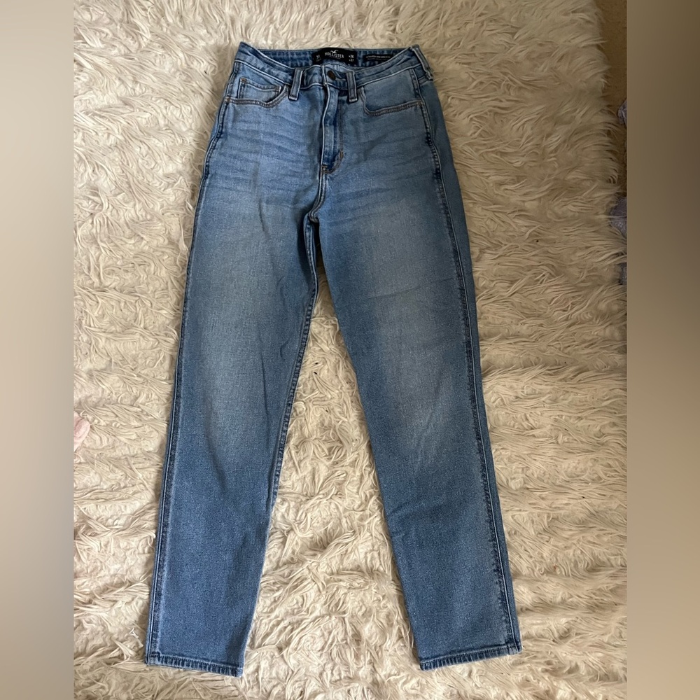 hollister vintage stretch ultra high rise mom jeans